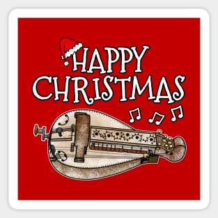 Christmas Hurdy Gurdy Teacher Xmas 2022 Sticker